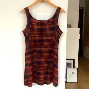 ELEMENT Plaid Skater Dress